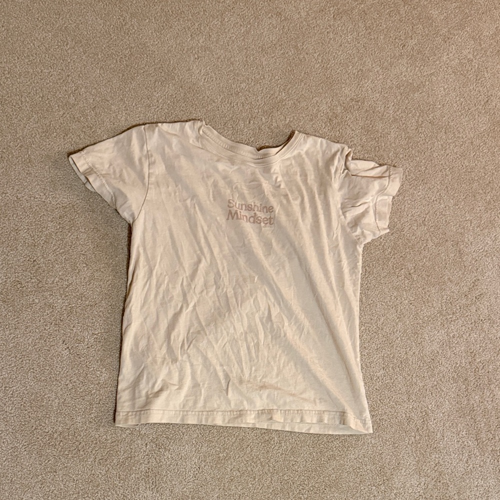 Roxy Cream Short Sleeve Tee
